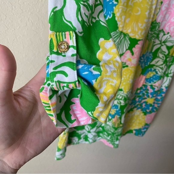 Lilly Pulitzer | Women’s Palmetto Dress Hibiscus Stroll Size Small - Picture 4 of 8